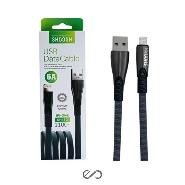 کابل فست شارژ لایتنینگ شوش مدل SH-130i طول 1.1 متر