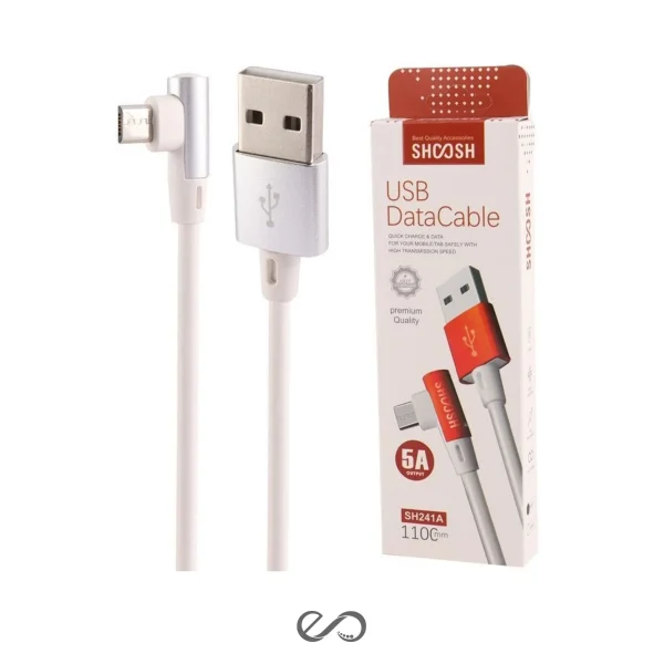 کابل فست شارژ میکرو شوش مدل SH-241A طول 1.1 متر